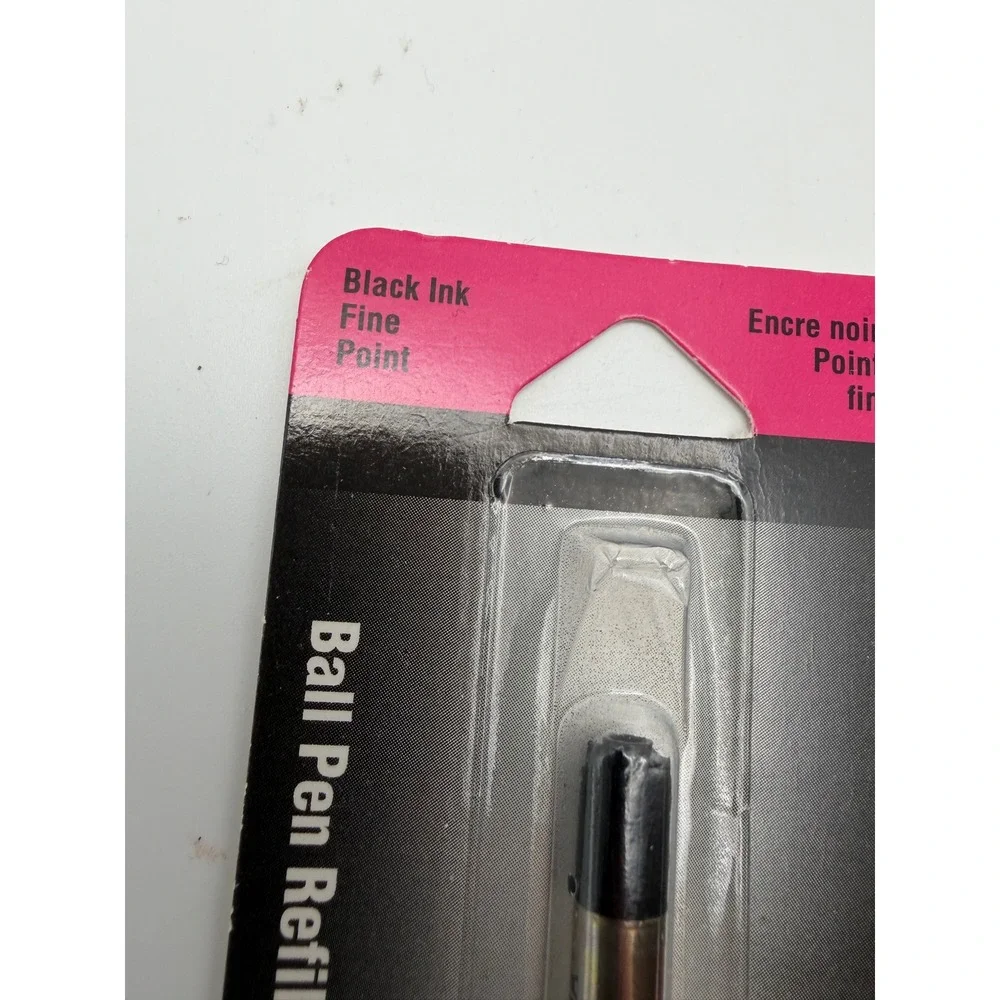 PARKER Ball Pen Refill‎ Black Ink Fine Point Genuine Long Lasting USA NOS 1996